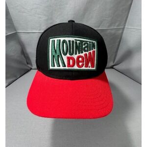 Mountain Dew Snapback adjustable Hat Cap Pepsi Co 2018 embroidered‎ one size